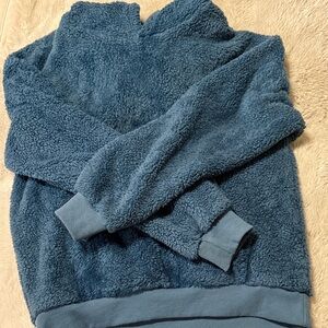 Cozy Blue Fleece Sweater